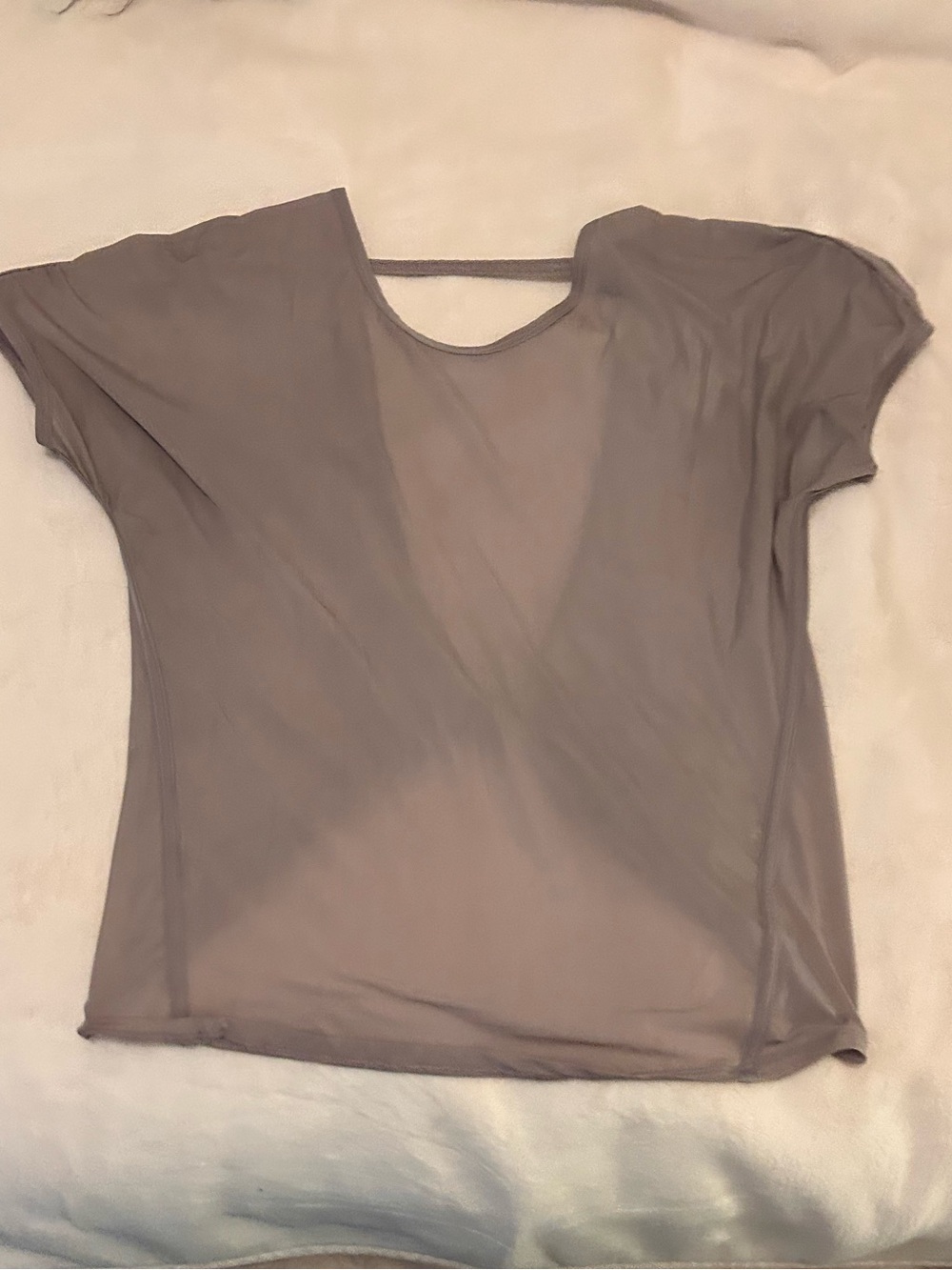 Gray lululemon top